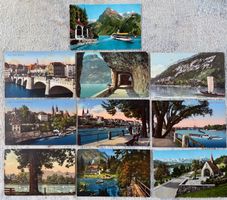 KONVOLUT VINTAGE POSTKARTEN SCHWEIZ