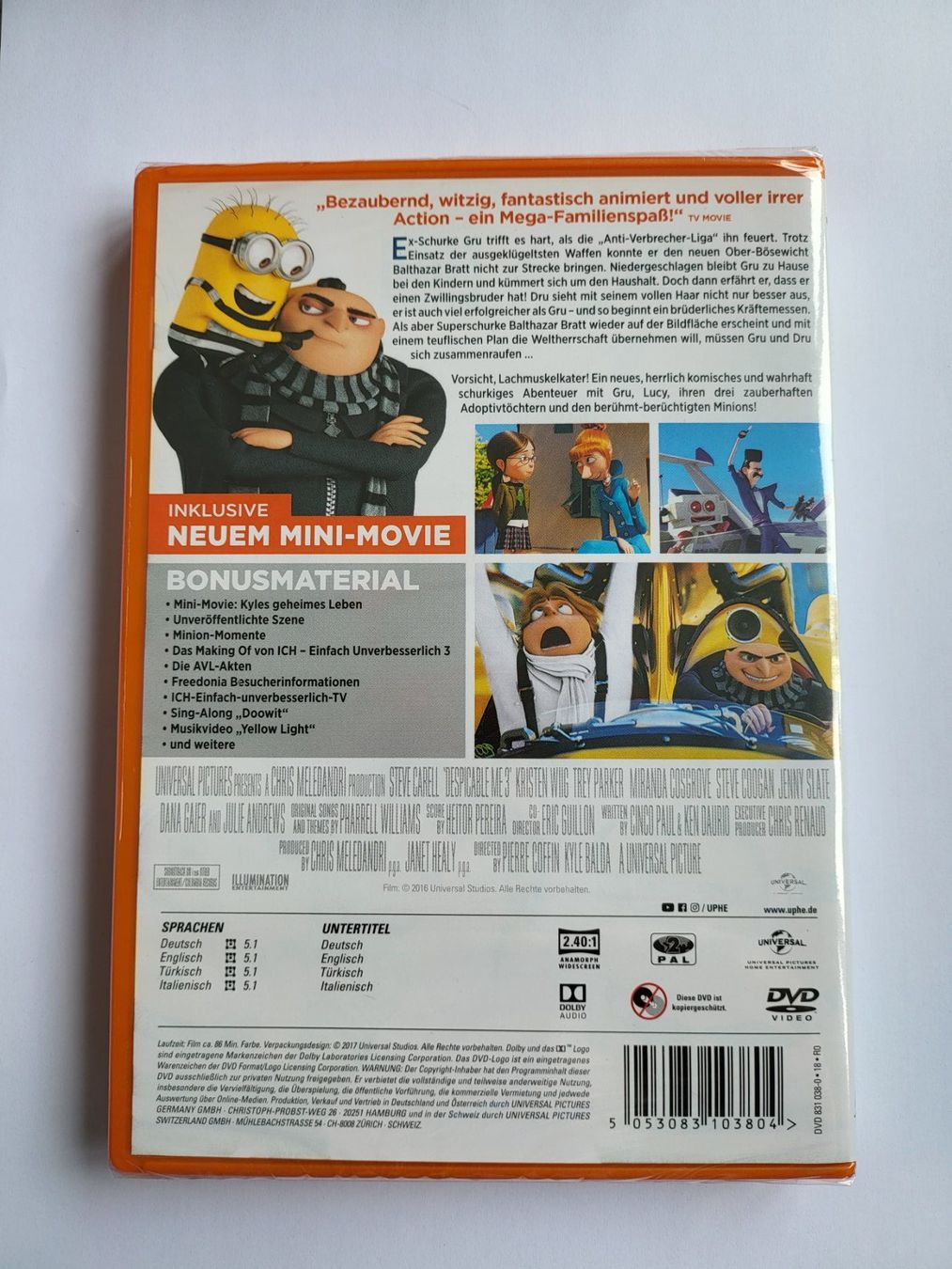 Tutti i DVDs: DVD Ich einfach unverbesserlich 3 – Nuovo e nell'imballaggio originale da Kriens venduto da Rothenfluh66 1