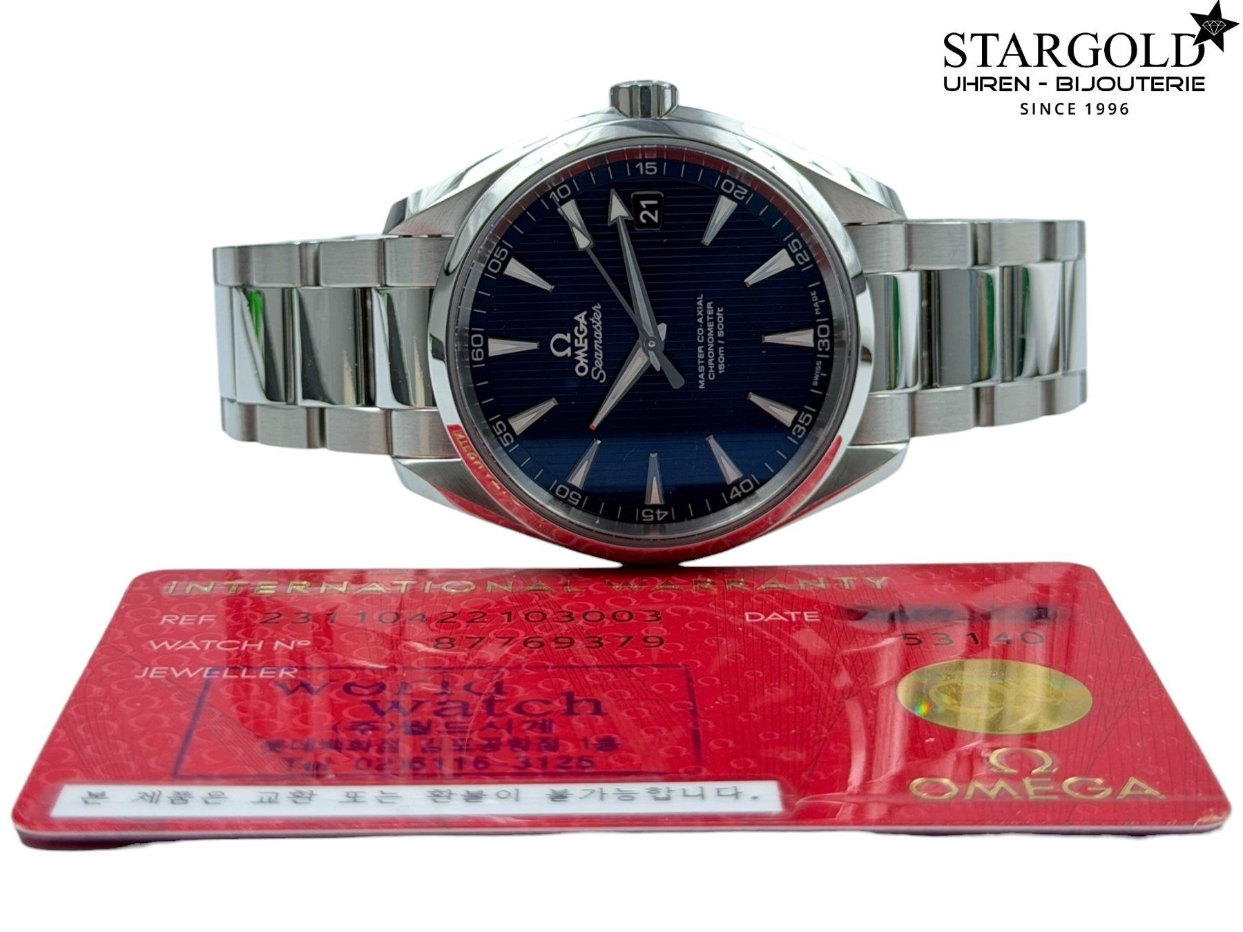Omega Orologi: Omega Seamaster Aqua Terra - 231.10.42.21.03.003 – Usato da Zürich venduto da Stargold-Uhren 8