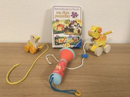 Spielzeug Set ab 2 Jahren Puzzle Holzspielzeug Lampe