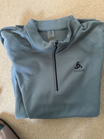 Odlo Herren Pullover, Gr. XXL, hellblau - Top Zustand!