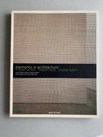 Architecture Book: Elements in Architecture, materials