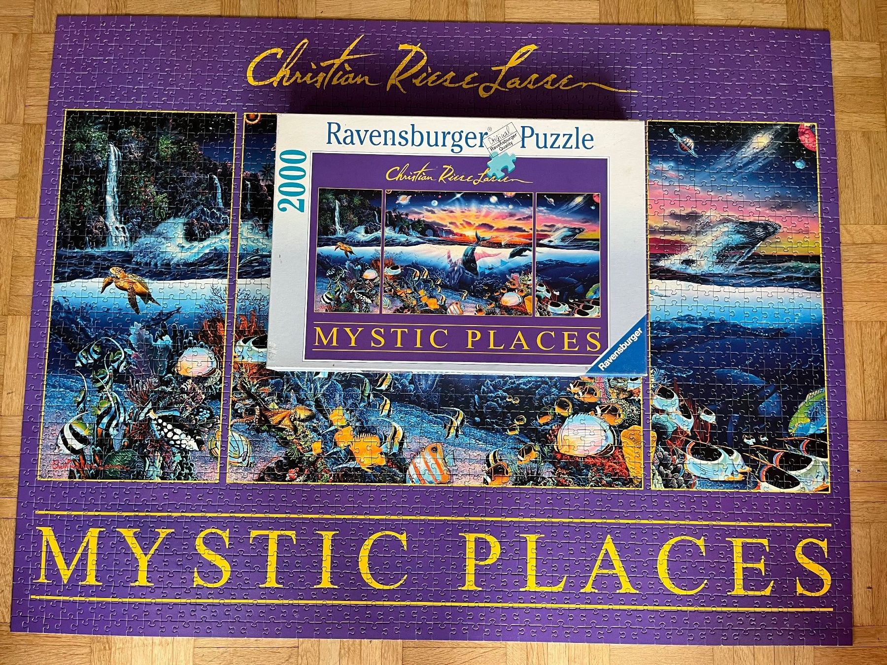 Ravensburger Puzzle: Ravensburger Puzzle Mystic Places 1998 – Usato da Zürich venduto da Gurkis 1