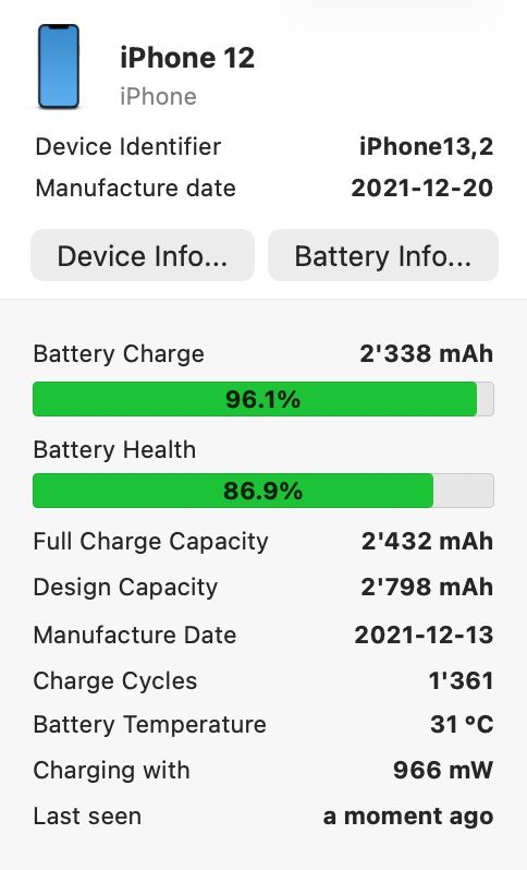Apple Telefoni cellulari / Smartphones: iPhone 12, 128GB, Weiss – Usato da Illnau venduto da Halixx 5