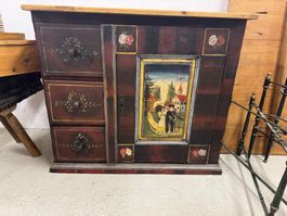 Mid-19th Century Hand-Painted Cupboard