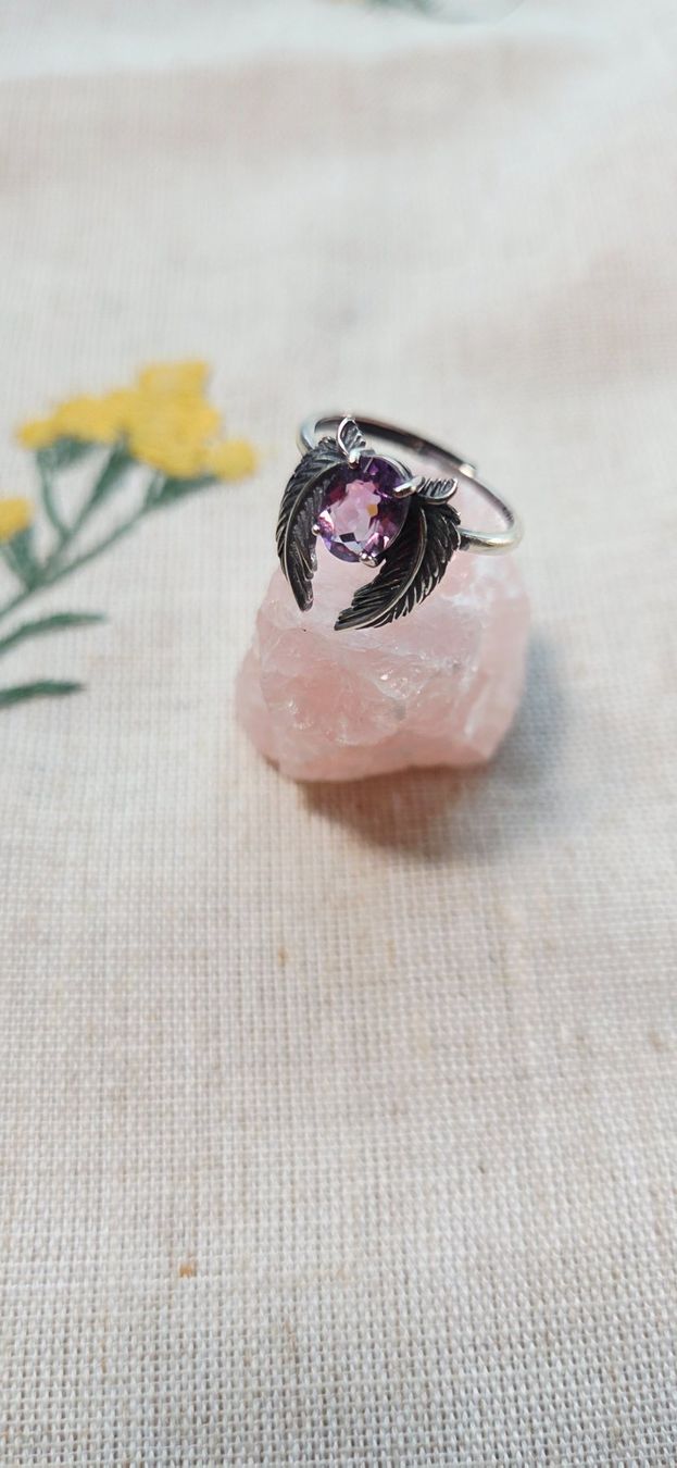 Anelli: NEW - S925 Amethyst Ring (Adjustable) – Nuovo (secondo la descrizione) da Zürich venduto da cin_wcf6 2