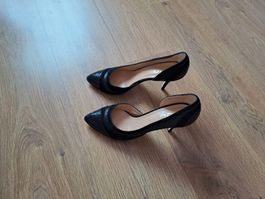 Elegante, schwarze Pumps von DUO Gr. 40 - Echte Leder!