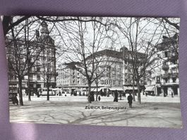 Ansichtskarte Zuerich Bellevueplatz mit Stempel Zuerich 8-10