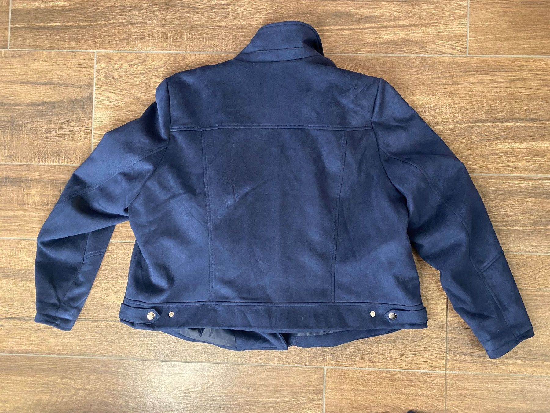 Jacken: Capsule Jacke in Wildleder-Optik blau Gr. 52 – Gebraucht aus Pratteln von a23_j2gs 2
