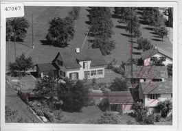 Flugaufnahme Au ZH Im Maiacher - Foto: 120x90mm mit Negativ