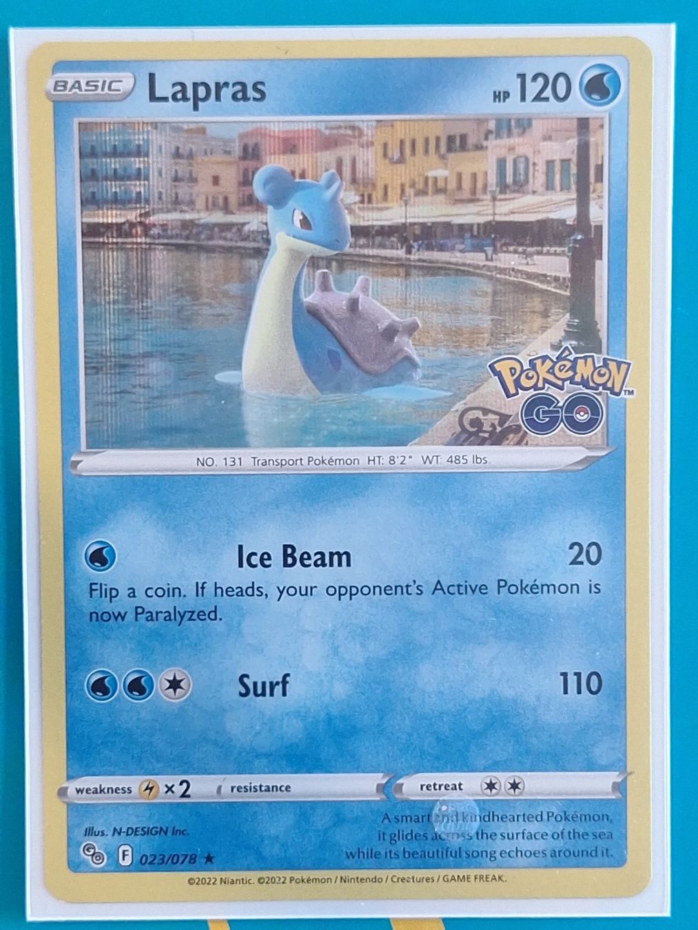Pokémon Sammelbilder & Trading cards: Lapras - Pokemon GO Holo - #2.7 – Gebraucht aus Altstätten SG von GGsGameshop