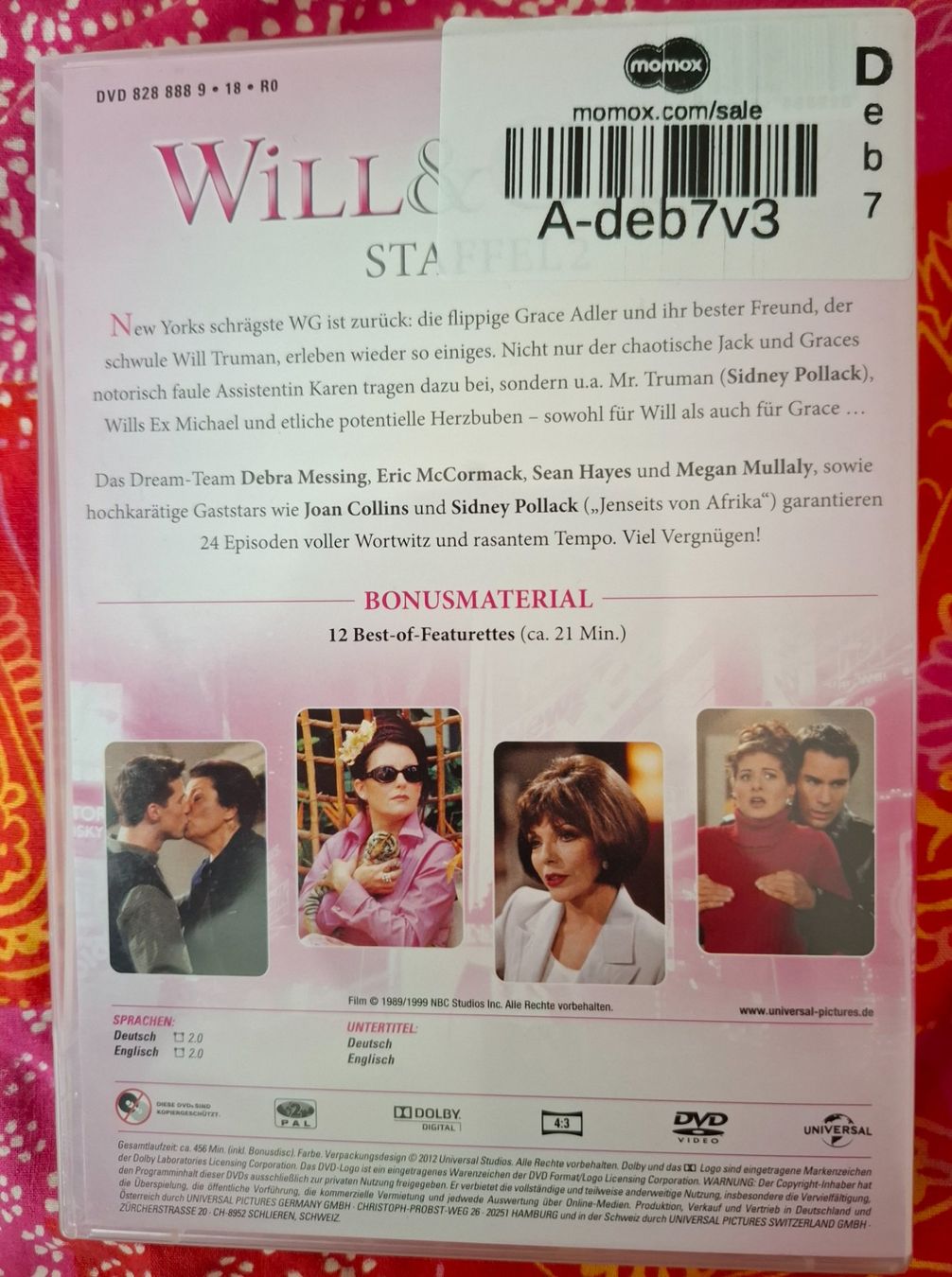 Tutti i DVDs: Will & Grace - Staffel 2 [4 DVDs] – Usato da Basel venduto da mgn_ft72 1