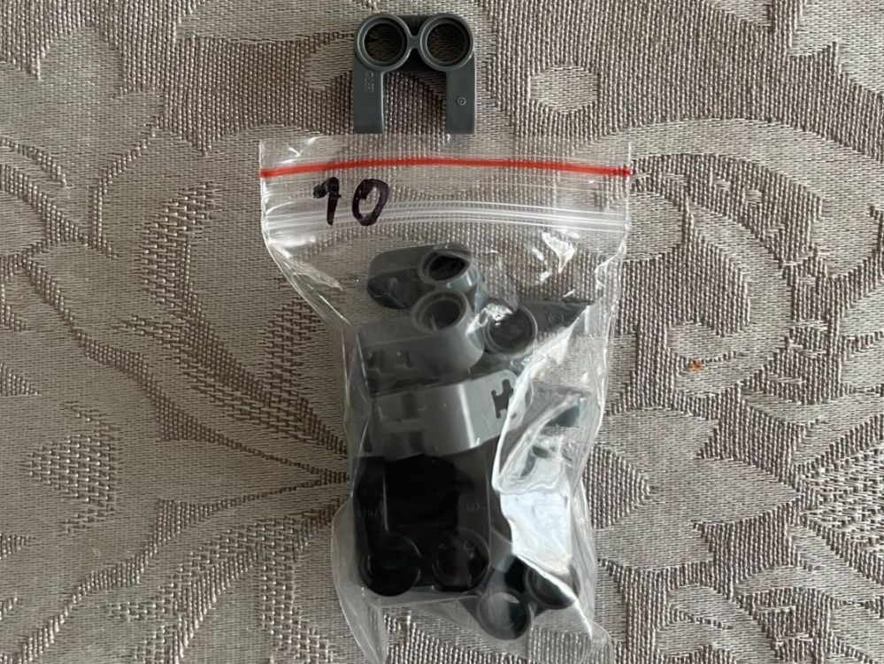 Lego 10 x Axle and Pin Connector Perpendicular Double Split (Gebraucht ...