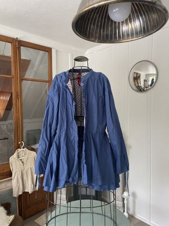 Veste Ewa i Walla bleue, taille M, 100% coton
