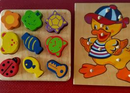 Holzpuzzle für Kinder