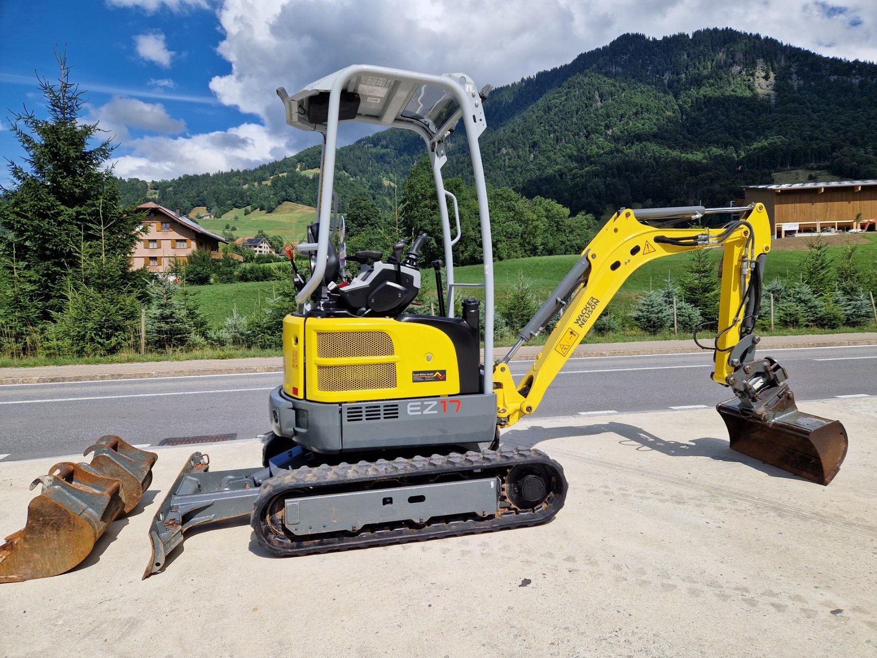 Wacker Neuson Escavatori: Raupenbagger Wacker Neuson EZ17 Bagger ab Service – Usato da Schüpfheim venduto da grischa01 4