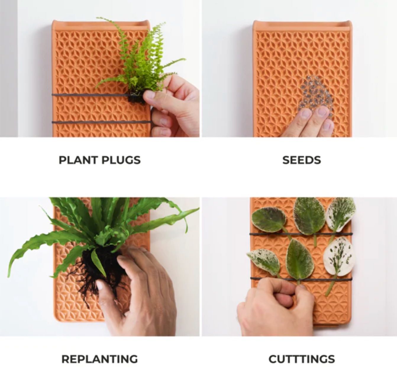 Vasi per fiori: Tile von Tevaplanter 2 x tevaplanter Tile 2 x Wall Base – Usato da Genève venduto da Greg_8ff 1