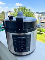 Multikocher CrockPot elektrisch Edelstahl gebraucht