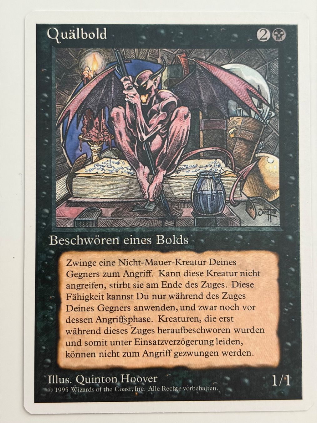 Magic The Gathering Sammelbilder & Trading cards: Quälbold - FWB – Gebraucht aus Bonstetten von ddiederichs