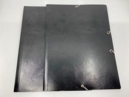 2 Kolma Eckspannmappe, A4 in Schwarz