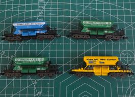 Minitrix- Kieswagons Spur N