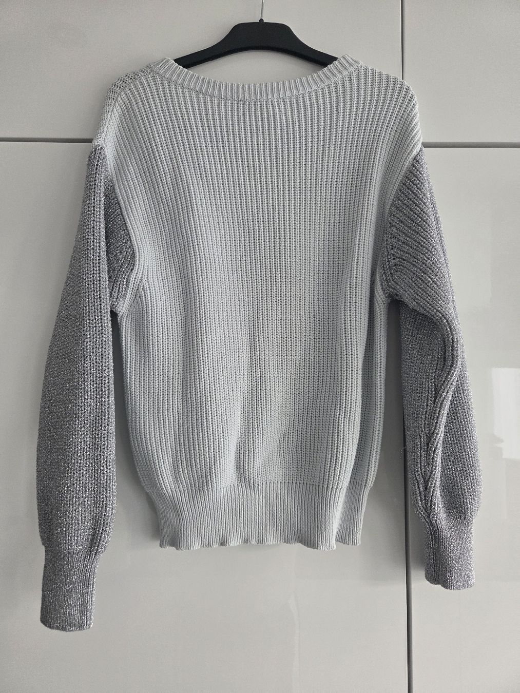 Maglioni & Felpe: Weiss-silberner Strickpullover XS – Usato da Rüfenacht BE venduto da Biancaro 2