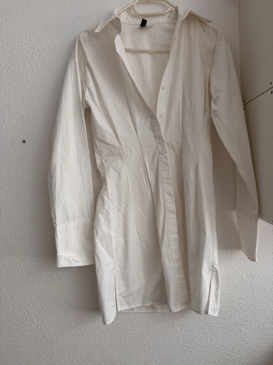 H&M Vestiti: robe-chemise Blanche H&M taille 36 – Usato da Lausanne venduto da Michel_Ozcan
