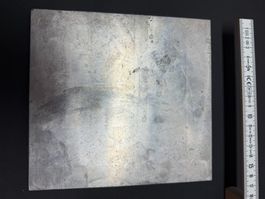 Grosse, dicke Magnesiumplatte 175 x 185 x 12 mm, 710g