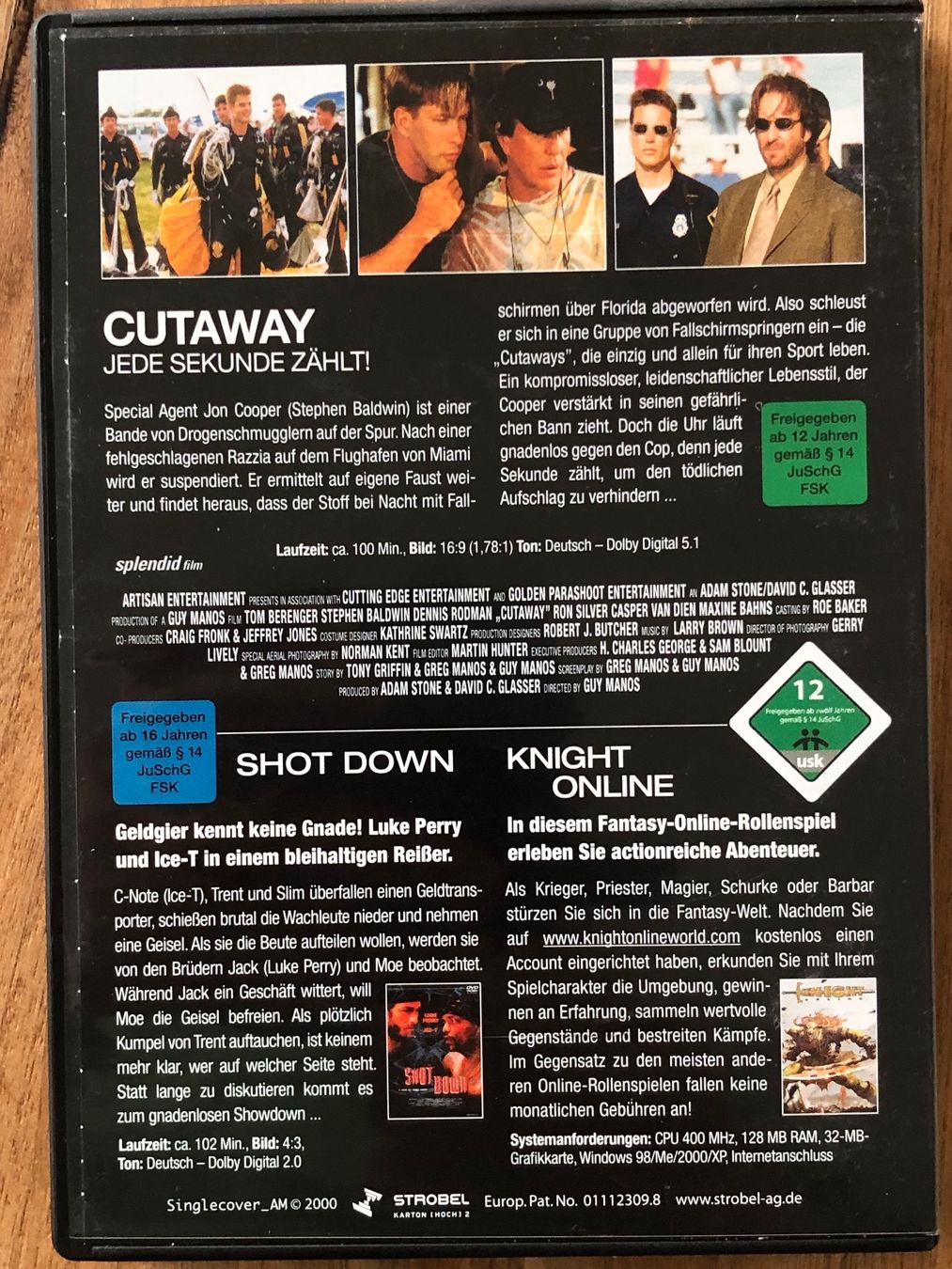 Tous les DVDs: DVD 2 Filme: Cutaway & Shot Down – D'occasion à Belp par brb66 1