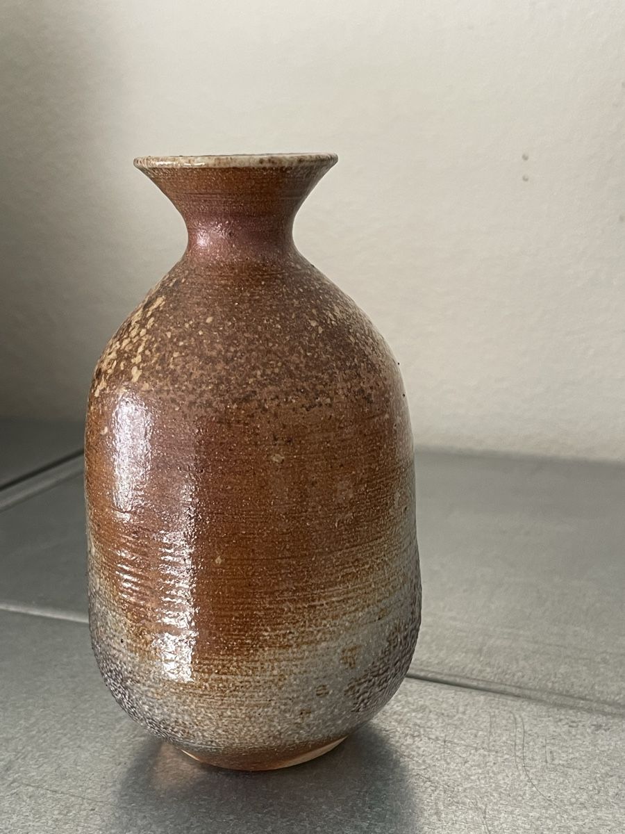 Vasen & Gefässe: Sake bottle vase Japan Bizen ware – Gebraucht aus Basel von Amechan. 3