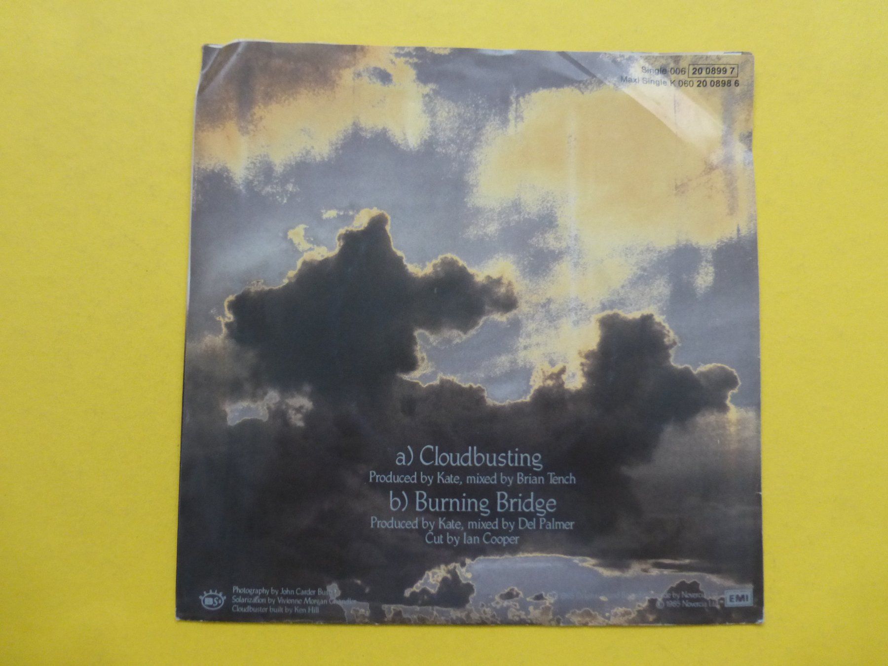 Schallplatten: Kate Bush – Cloudbusting – Gebraucht aus Zürich von Swiss57 1
