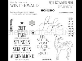 Silikonstempel Nr.760, Weihnachten, Texte