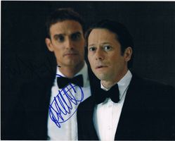 Mathieu Amalric & Anatole Taubman Bond 007 Autogramm 20x25cm