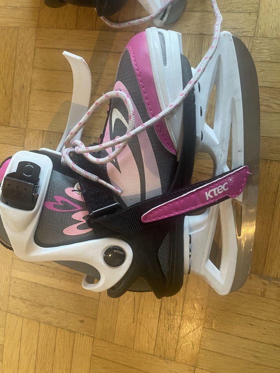 Pattini da ghiaccio: Schlittschuhe Ice skates Ktec size 29-32 adjustable – Usato da Luzern venduto da dspecialegger 1