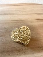 Vintage goldfarben Yves Saint Laurent YSL signiert pin rar