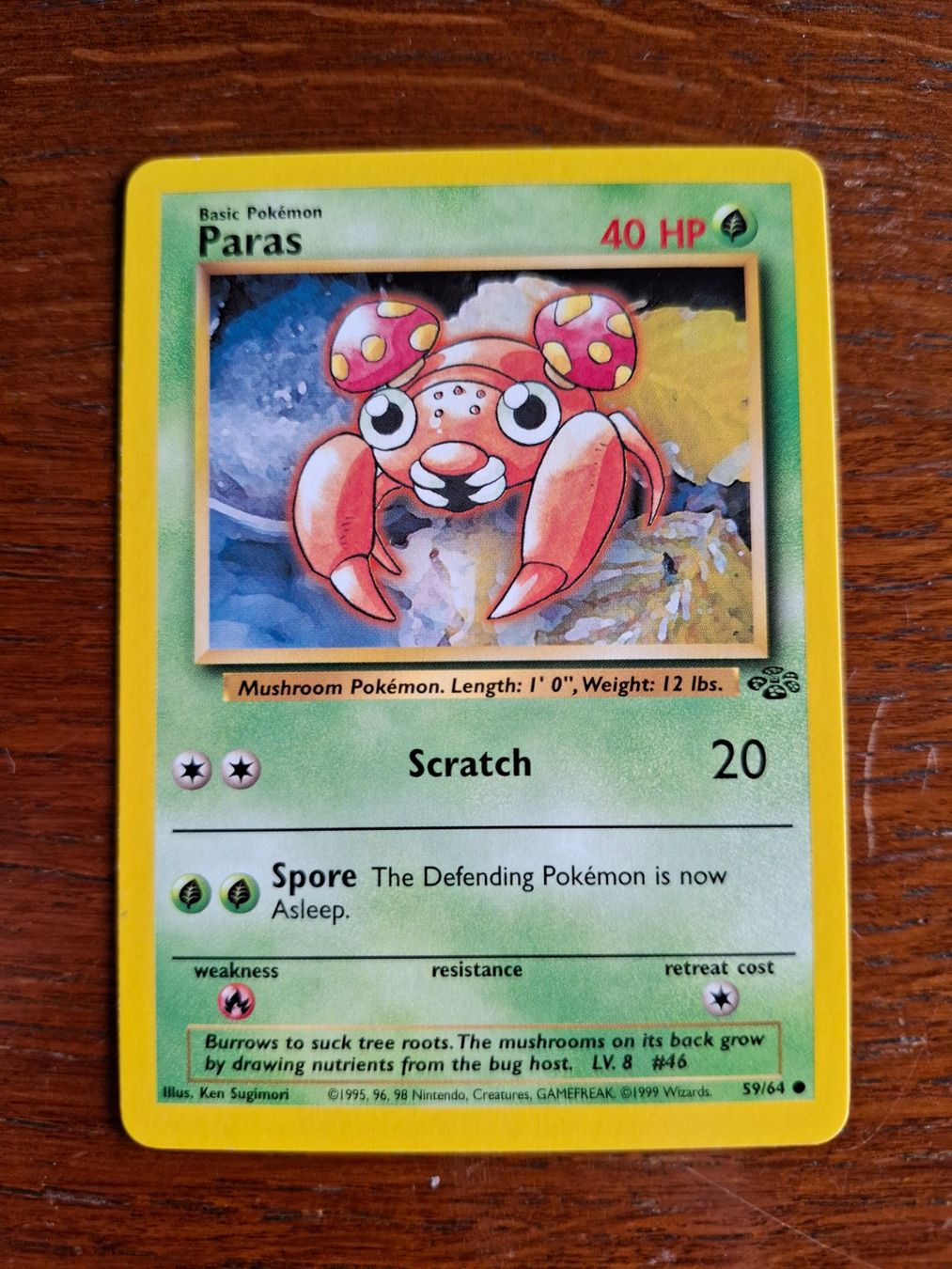 Pokémon Carte collezionabili: Pokemon Paras Jungle Set 59/64 – Usato da Giornico venduto da ale_lc8k