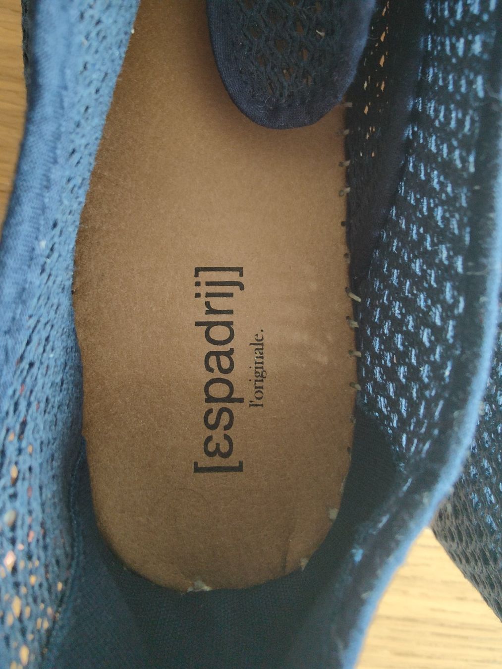 Herrenschuhe: schöne blaue Schnür-Espadrilles, 43 – Gebraucht aus Olten von Gegendiekultur 2