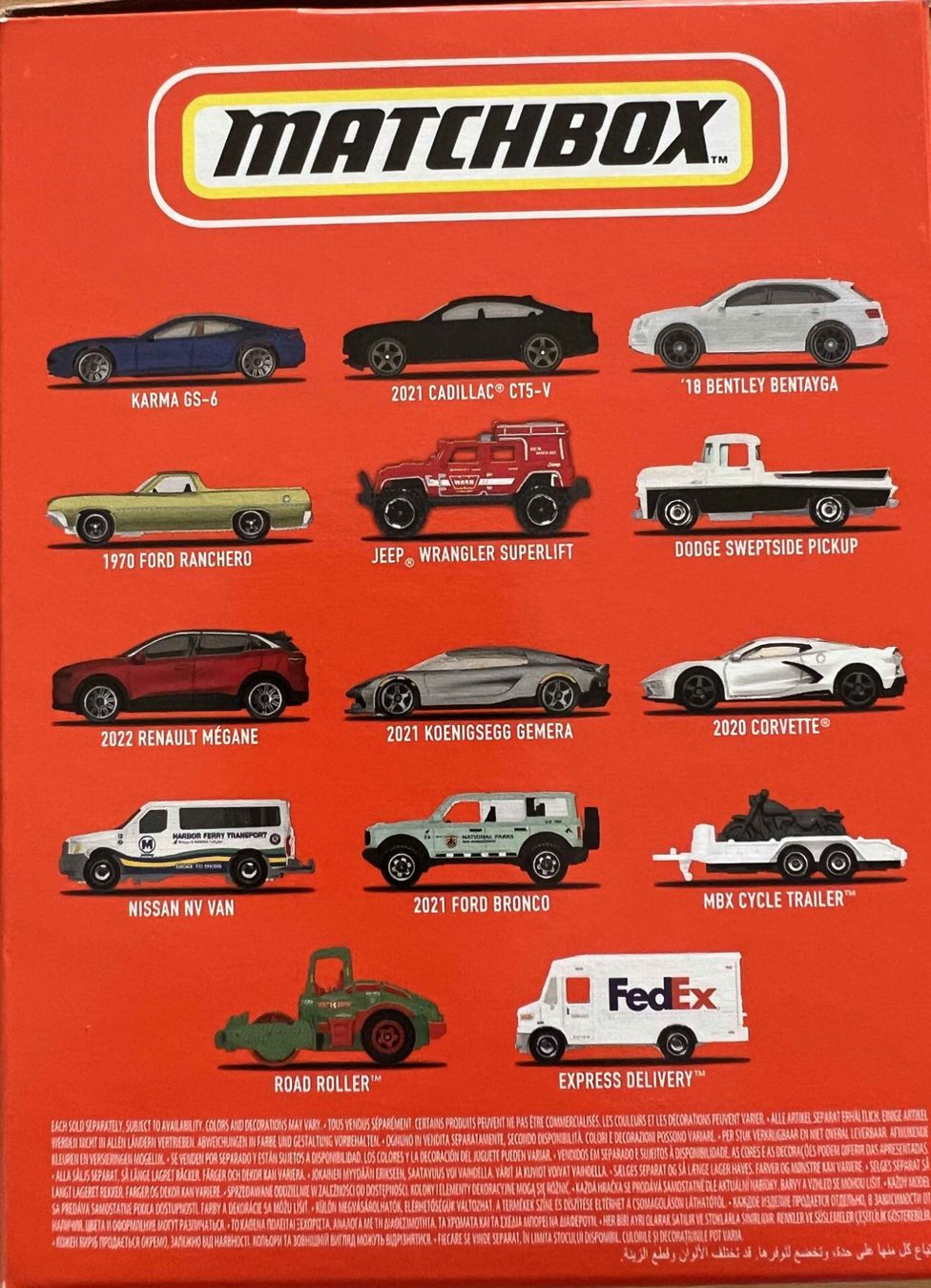 Matchbox Modellini d'auto: Matchbox Power Grab set x24 1 – Nuovo e nell'imballaggio originale da Meilen venduto da rdv_n7s9