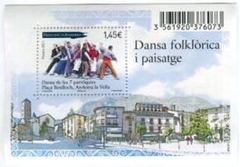 Block "Volkstänze". Andorra.
