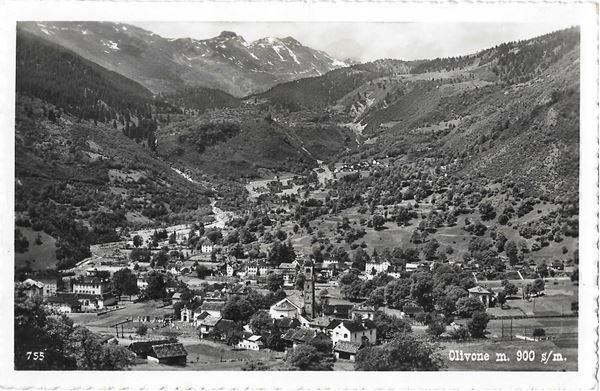 Cartes postales: Olivone vista generale – D'occasion à Olten par clotaldi