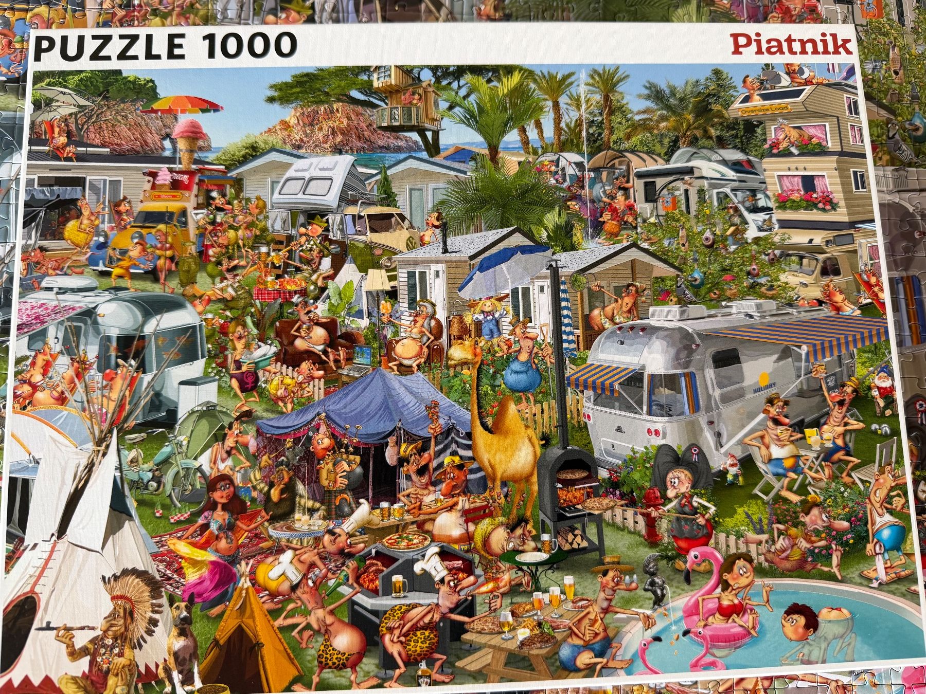 Puzzle: Puzzle Campingplatz Piatnik 1000tlg. – Usato da Schönenberg ZH venduto da zeit8geist 6