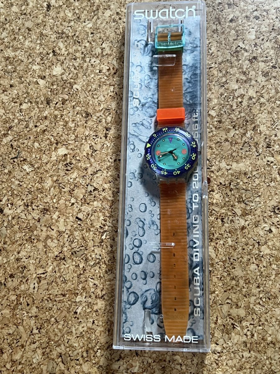 Swatch Montres: Swatch Scuba Diving Uhr Türkis  – D'occasion à Basel par bellespirit 2