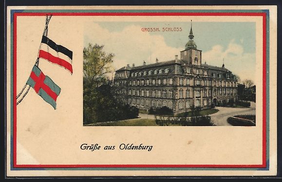 Cartoline postali: Grusskarten-AK Oldenburg / O., Grossh. S – Usato da Berlin venduto da bartko-reher