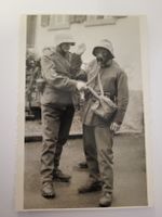 Historische Foto Soldaten Gasmaske Ausrüstung RP