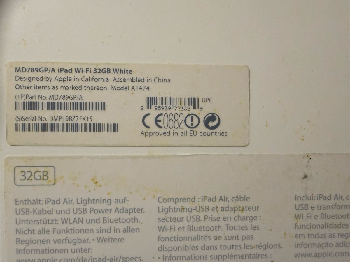 Apple Tablettes PC: Ipad Air (A1474) – D'occasion à Zug par KoSaZ 3