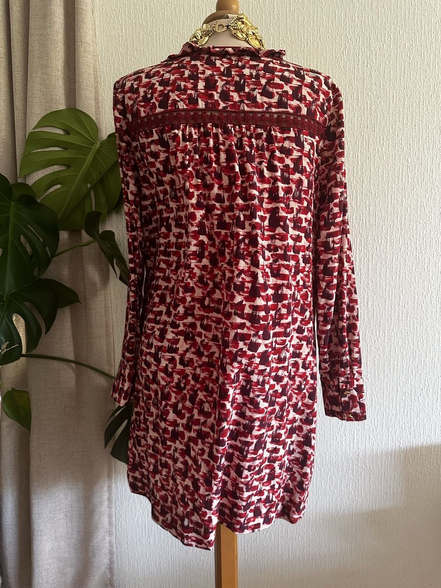 Kate Spade Vestiti: Robe Kate Spade imprimé abstrait rouge/blanc taille S – Nuovo (secondo la descrizione) da Châtelaine venduto da Alexandra.jankowski 5