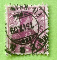  Nr.122 Brustbild der Helvetia mit Schwert GESTEMPELT    