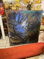 Anna Indermaur 1894- 1980) Öl auf Lwd. Rarität 120 x 110 cm