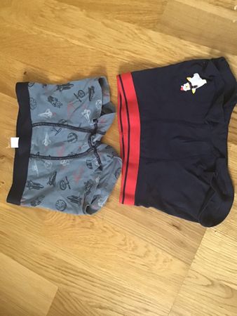 2er Set Jungen Unterhosen Gr. 110/116 Gutem Zustand!
