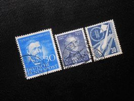 D Mi 161/166/170  BRD 1952/53  Mi 70 €